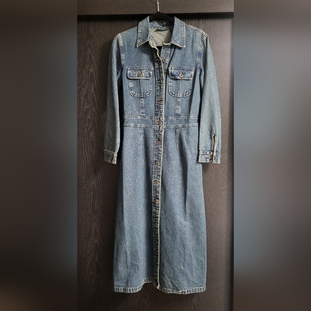 Women's Denim Long Jean Dress